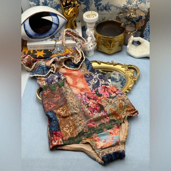 🆕 ZIMMERMANN KIDS 🧿 NWT Devi Frill One-Piece Swimsuit, Sz 10 Y - Picture 3 of 8